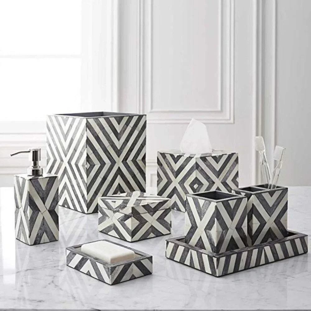 Kassatex Geometric Bristol Soap Dish/Tray
